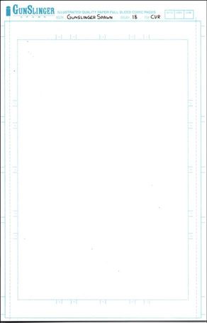Gunslinger Spawn issue 18-C Blank/Sketch Cover