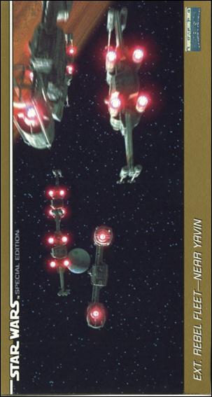 Star Wars Trilogy Special Edition Widevision  (Base Set) card 42 Ext. Rebel Fleet - Near Yavin