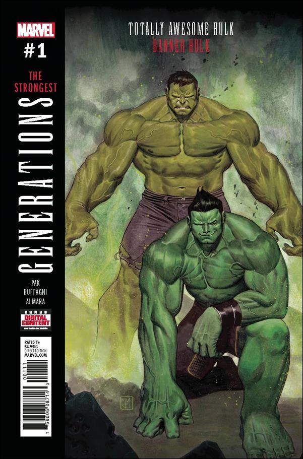 Generations: Banner Hulk & the Totally Awesome Hulk issue 1 Jorge Molina Cover