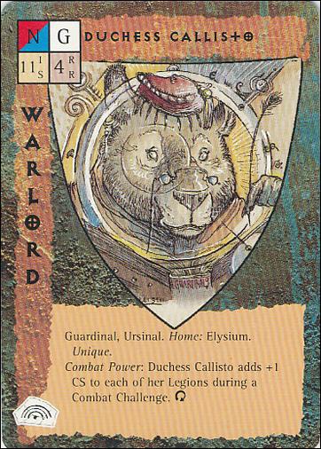 Blood Wars: Rebels & Reinforcements (Base Set) card 84 Duchess Callisto