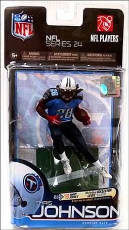 NFL (Series 24) figure 2-B Chris Johnson (Titans) (Light Blue Jersey)