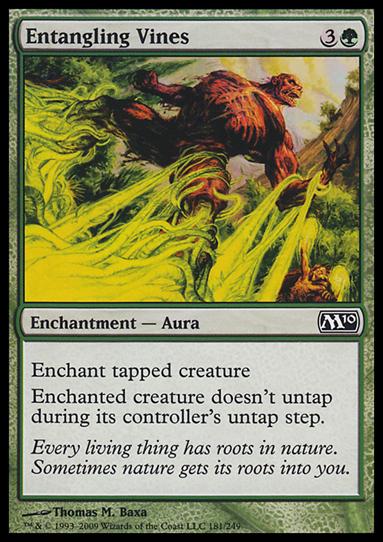 Magic the Gathering: 2010 Core Set (Base Set) card 181 Entangling Vines