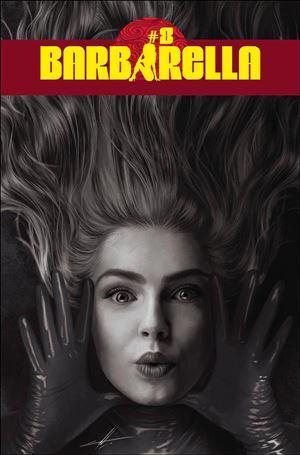 Barbarella (2021) issue 8-Q Carla Cohen 1:20 Black & White Cover