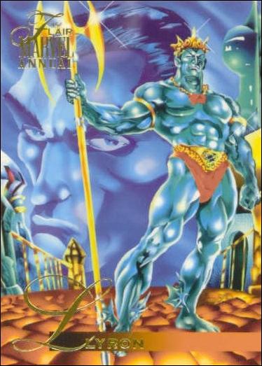 Marvel Annual Flair '95 (Base Set) card 88 Llyron