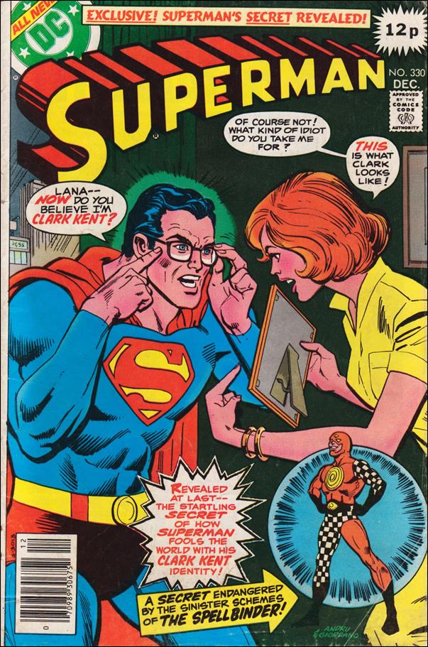Superman (1939) issue 330-C UK Price Cover
