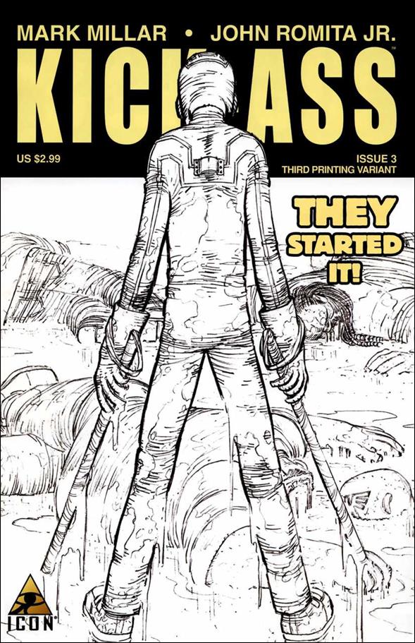 Kick-Ass (2008) issue 3-C Sketch Cover (3rd Printing)