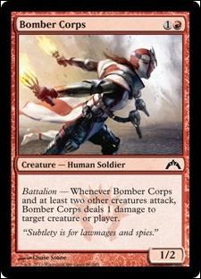 Magic the Gathering: Gatecrash (Base Set) card 86 Bomber Corps