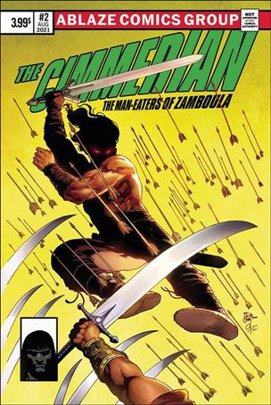 Cimmerian: The Man-Eaters of Zamboula issue 2-D Fritz Casas Cover