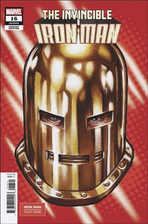 Invincible Iron Man (2022) issue 16-D Mark Brooks Headshot Cover