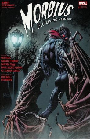 Morbius issue 1-B Kyle Hotz Cover