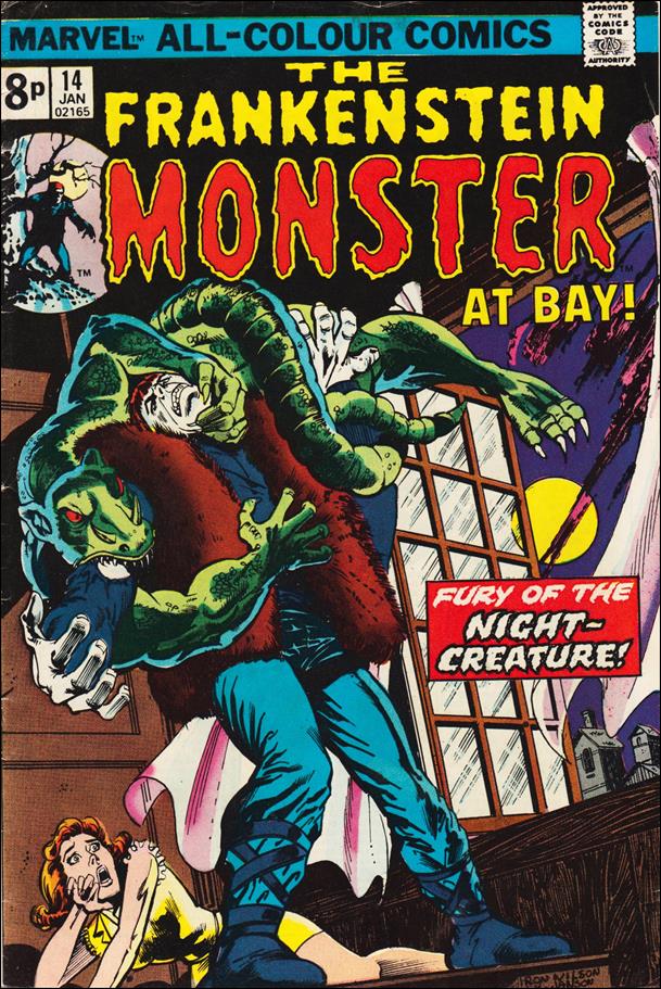 Frankenstein (1973) issue 14-B UK Price Cover