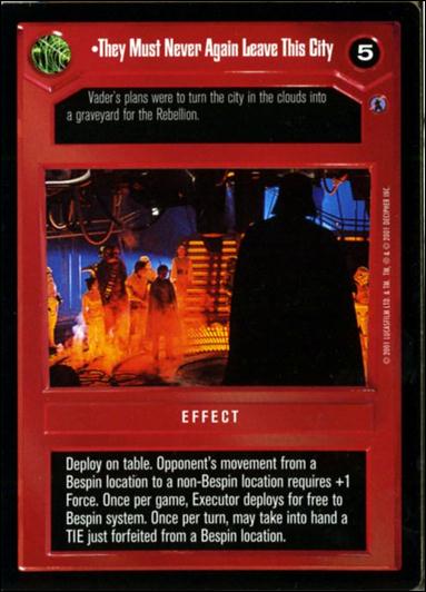 Star Wars: Reflections III (Base Set) card 61 They Must Never Again Leave This City