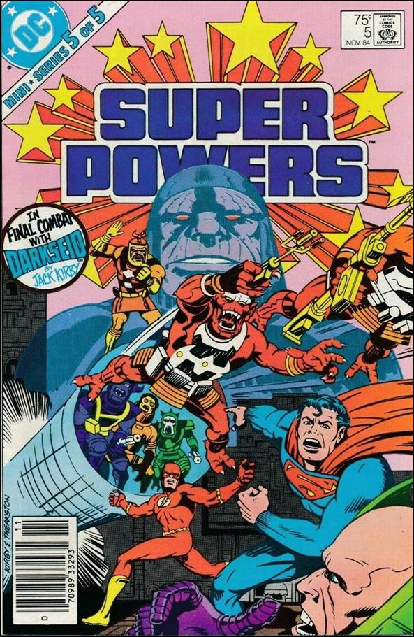 Super Powers (1984) issue 5-B Newsstand Cover