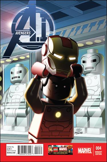 Avengers A.I. issue 4-B Leonel Castellani 1:25 LEGO Cover