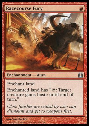 Magic the Gathering: Return to Ravnica (Base Set) card 104 Racecourse Fury