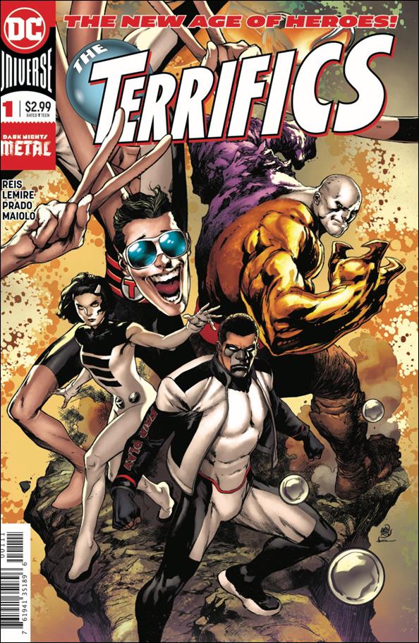 Terrifics issue 1 Ivan Reis Vertical Foldout Cover