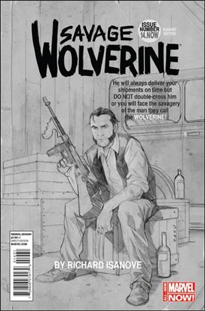 Savage Wolverine issue 14-D Phil Noto 1:100 Sketch Cover