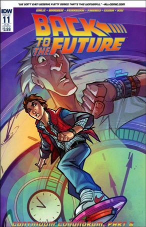 Back to the Future (2015) issue 11-B Pedro Delgado Subscription Cover