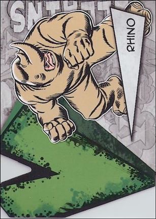 Marvel Beginnings: Series 3 (Villains Die-Cut Subset) card V-34 Rhino