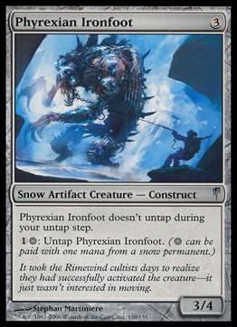Magic the Gathering: Coldsnap (Base Set) card 139 Phyrexian Ironfoot