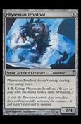 Magic the Gathering: Coldsnap (Base Set) card 139 Phyrexian Ironfoot