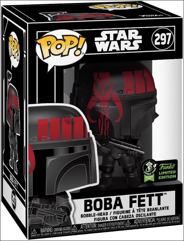 POP! Star Wars figure 297-F Boba Fett (Futura Black) ECCC 2020