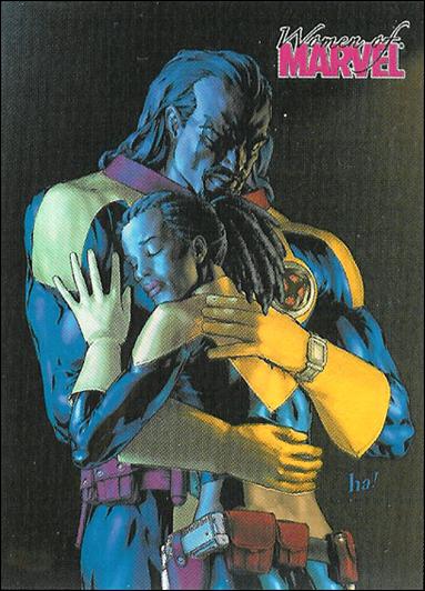Women of Marvel (Embrace Subset) card E9 Bishop and Aliyah