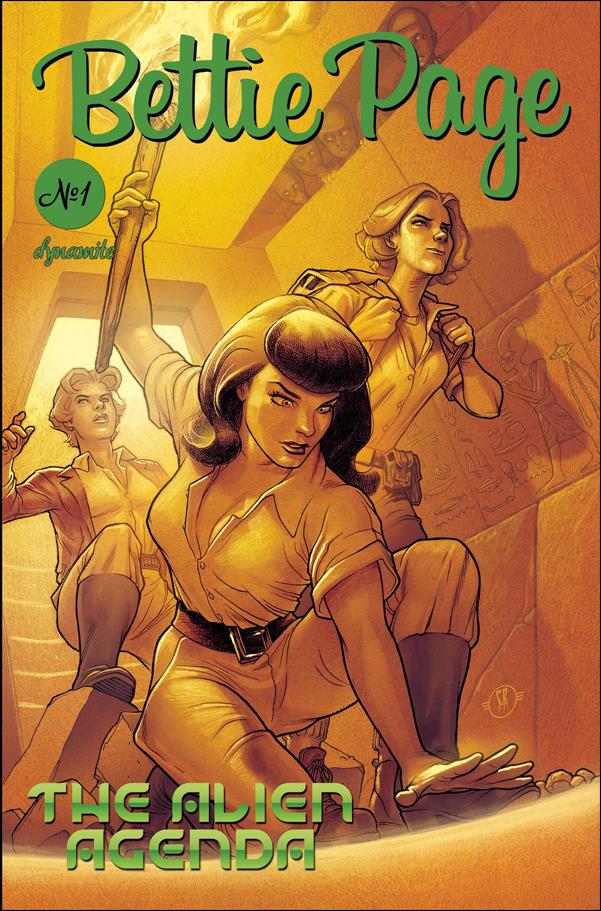 Bettie Page: The Alien Agenda issue 2-C Stephane Roux Cover
