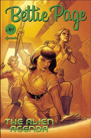 Bettie Page: The Alien Agenda issue 2-C Stephane Roux Cover