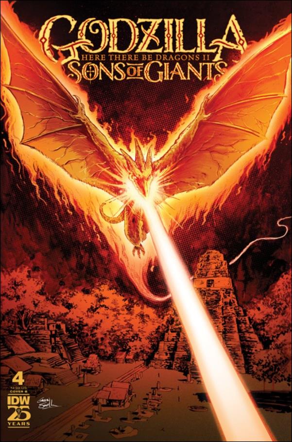 Godzilla: Here There Be Dragons II - Sons of Giants issue 4-B Gavin Smith Cover