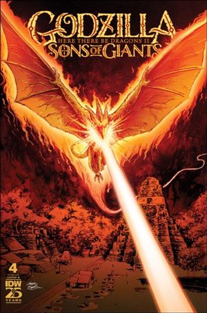 Godzilla: Here There Be Dragons II - Sons of Giants issue 4-B Gavin Smith Cover