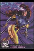 1996 Fleer Ultra X-Men All Chromium (Alternate X Embossed Subset) card 11 Jean Grey