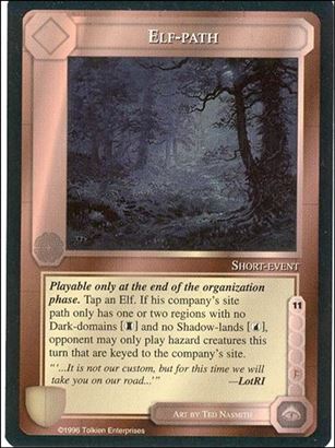 Middle-Earth: The Dragons (Base Set) card 39 Elf-path