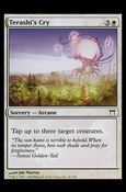 Magic the Gathering: Champions of Kamigawa (Base Set) card 47 Terashi's Cry