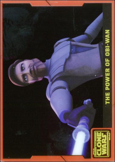 Star Wars: The Clone Wars (Red Animation Cel Subset) card nn2 The Power of Obi-Wan