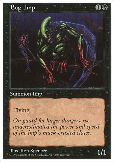 Magic the Gathering: 5th Edition (Base Set) card 145 Bog Imp