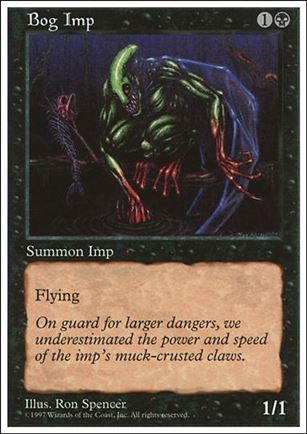 Magic the Gathering: 5th Edition (Base Set) card 145 Bog Imp