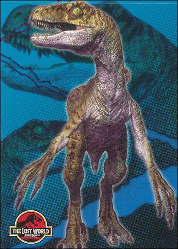 Lost World: Jurassic Park (Base Set) card 58 Velociraptor