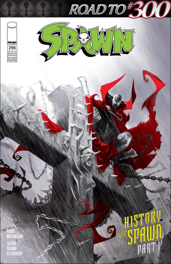 Spawn issue 296-D Francesco Mattina Cover (Second Print)