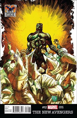 New Avengers (2015) issue 12-B 1:25 Black Panther 50th Anniversary Cover
