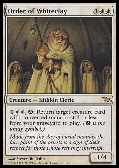 Magic the Gathering: Shadowmoor (Base Set) card 16 Order of Whiteclay
