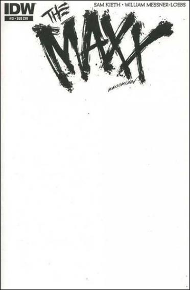 Maxx: Maxximized issue 13-B Blank Subscription Cover