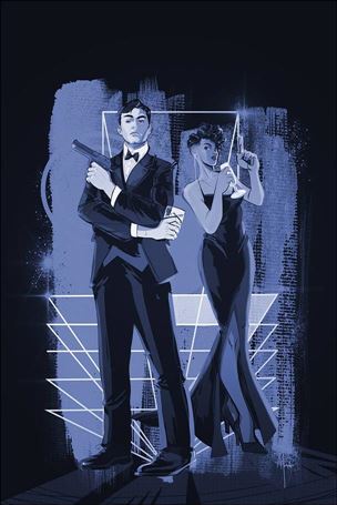 James Bond (2019) issue 4-D 1:15 Blue Tint Virgin Cover