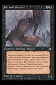 Magic the Gathering: Ice Age (Base Set) card 136 Infernal Denizen