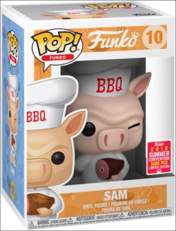 POP! Funko - Fantastik Plastik figure 10-B Sam Summer Convention Exclusive 1/5000
