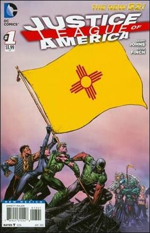 Justice League of America (2013)  issue 1-NF New Mexico State Flag Cover
