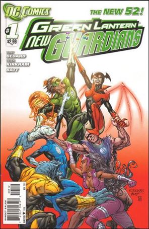 Green Lantern: New Guardians  issue 1-B Red Cover (2nd Printing)