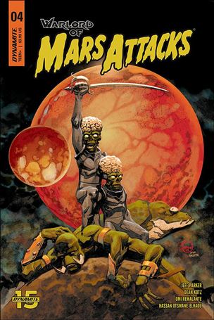 Warlord of Mars Attacks issue 4 Dave Johnson Cover