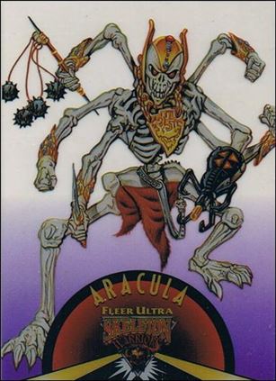 Fleer Ultra Skeleton Warriors (Suspended Animation Subset) card 7 Aracula