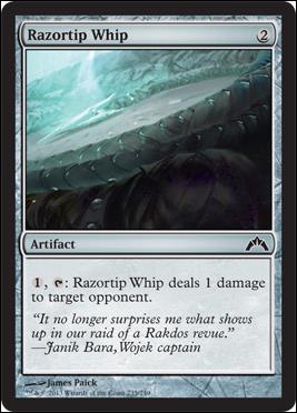 Magic the Gathering: Gatecrash (Base Set) card 235 Razortip Whip